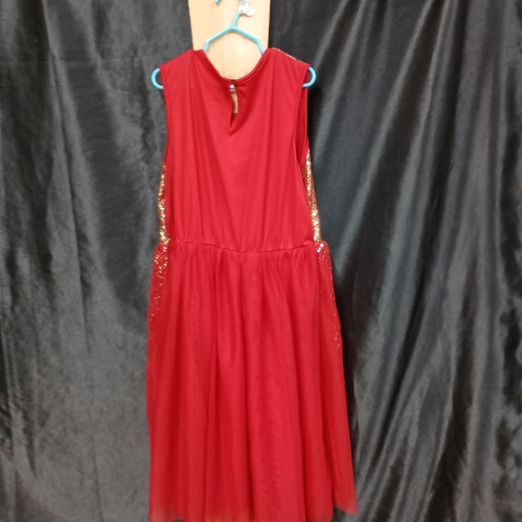 Wonder Nation Red and Gold Kids Formal Dress - Picture 3 of 12